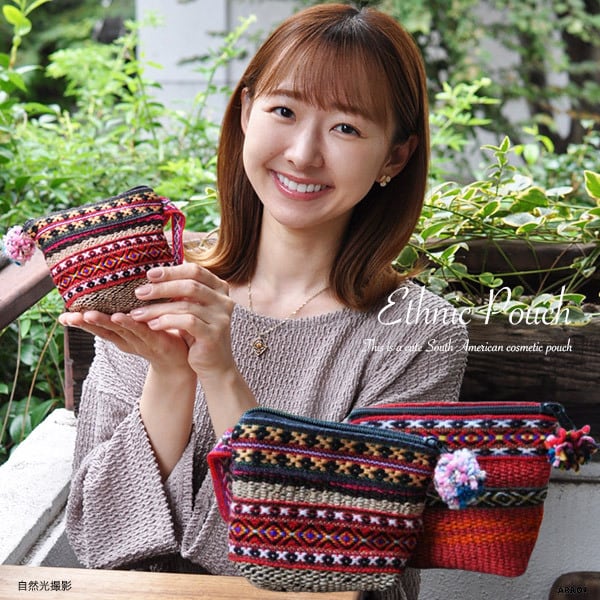 こ　ポーチ　民族 送料無料 メール便発送 】 民族ポーチ コスメポーチ 化粧ポーチ ポーチ