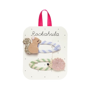 H2678B:Enchanted Forest Friends Clips-BROWN