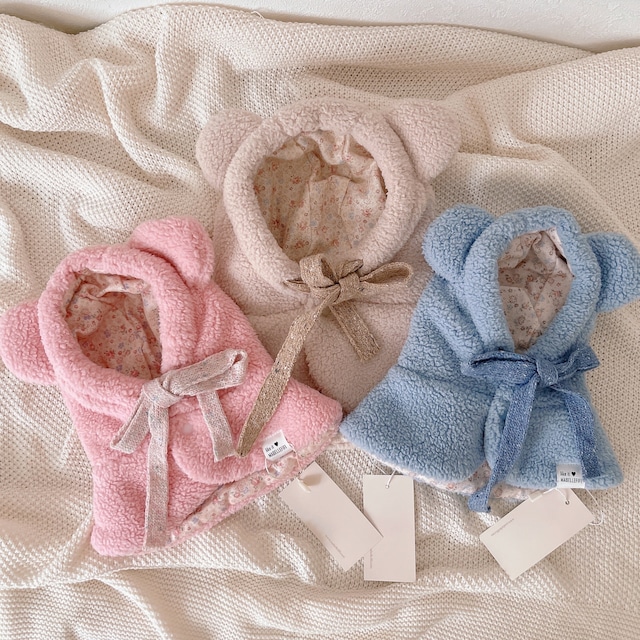 【1~2営業日発送】2WAYマフラーケープ&帽子 - (3color)