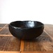 拭き漆4.5寸欅古び丸鉢
