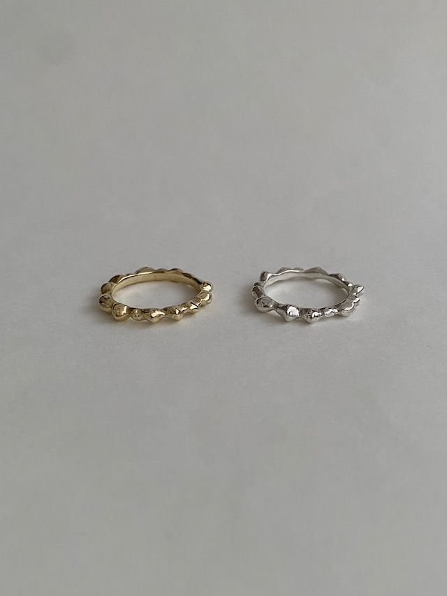 undulation ring / gold