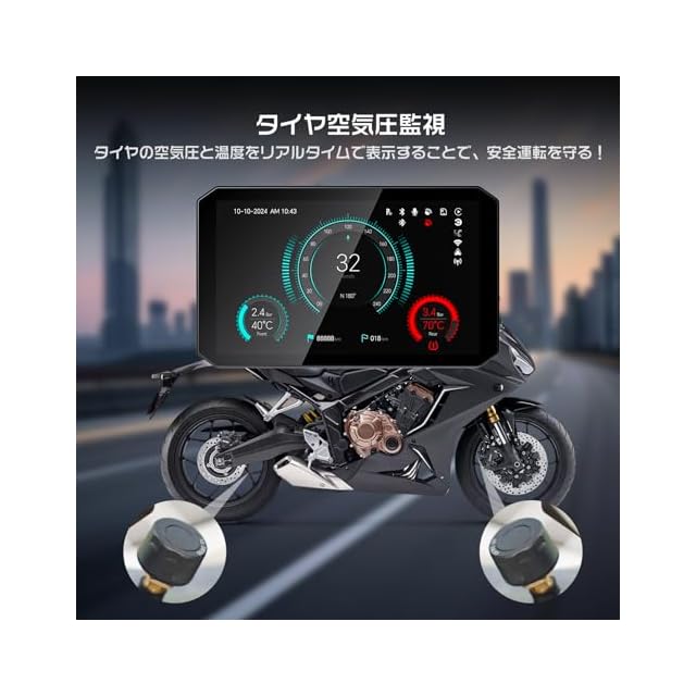 プレミアムカードコレクション -ONE PIECE DAY'24- ×5セット Changer バイク用ドライブレコーダー GPS搭載 TMPS機能搭載 走行情報