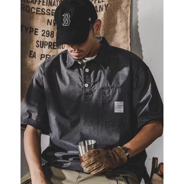 Front button design shirt P675