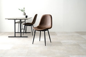 2脚セット 本革風 ヴィンテージ調 チェア