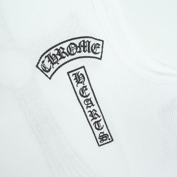Size【S】 CHROME HEARTS クロム・ハーツ T-BAR CROSS RIB TANK TOP