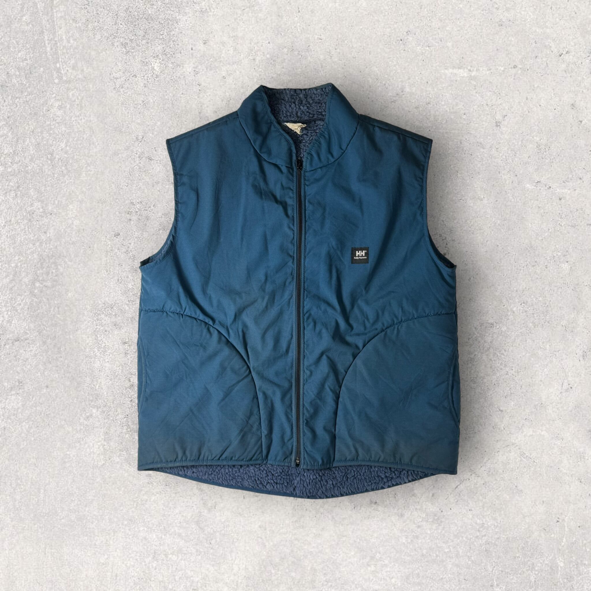 "90's HELLY HANSEN" boa vest