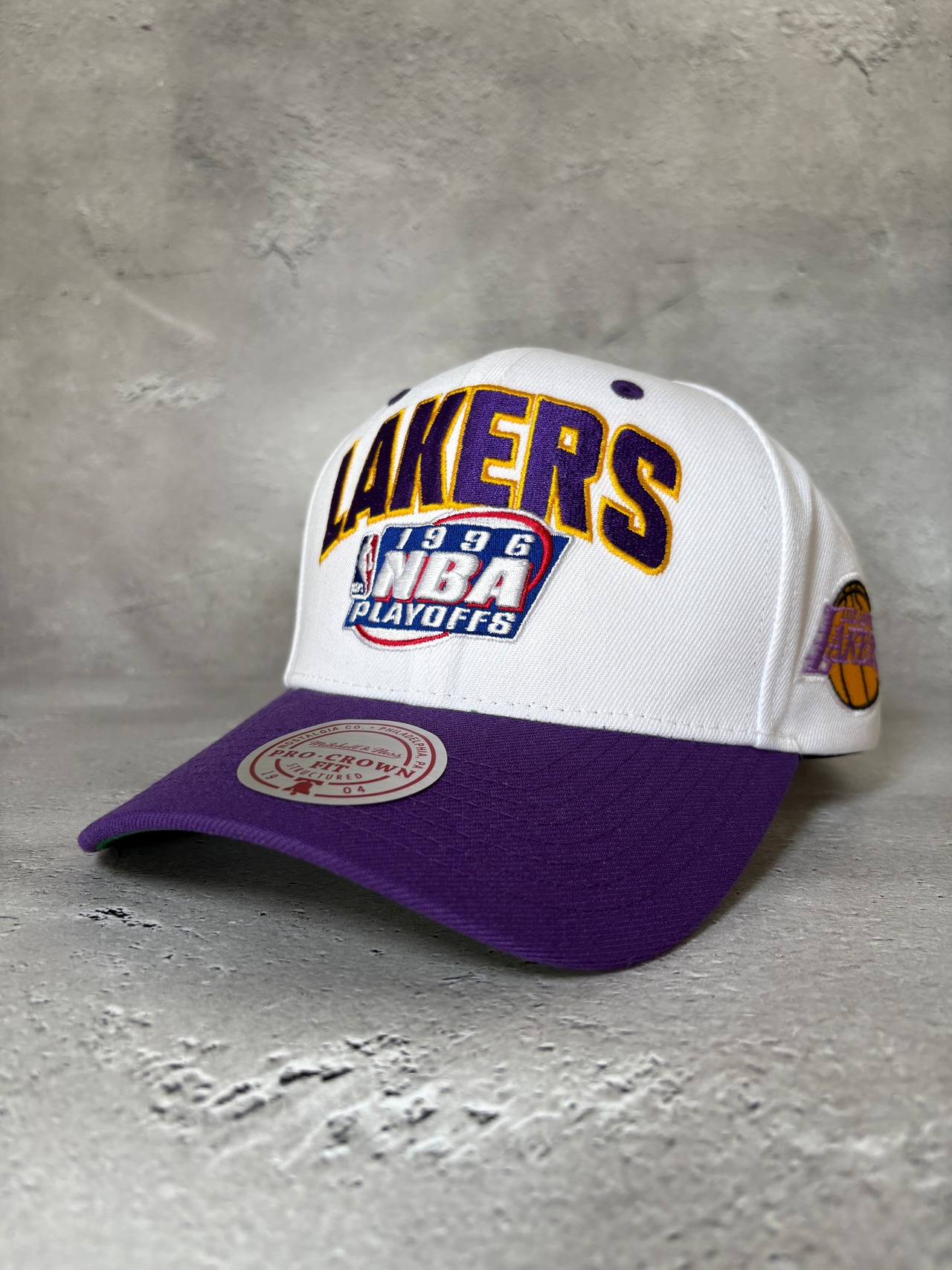 Michell＆Ness/ミッチェル＆ネス NBA  レイカーズ  NBA POST SEASON PRO SNAPBACK キャップ