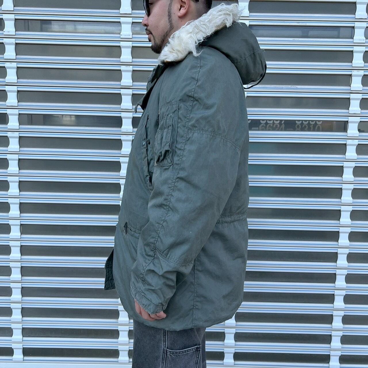 70s 米軍実物 USAF N-3B パーカー フライトジャケット ヴィンテージ