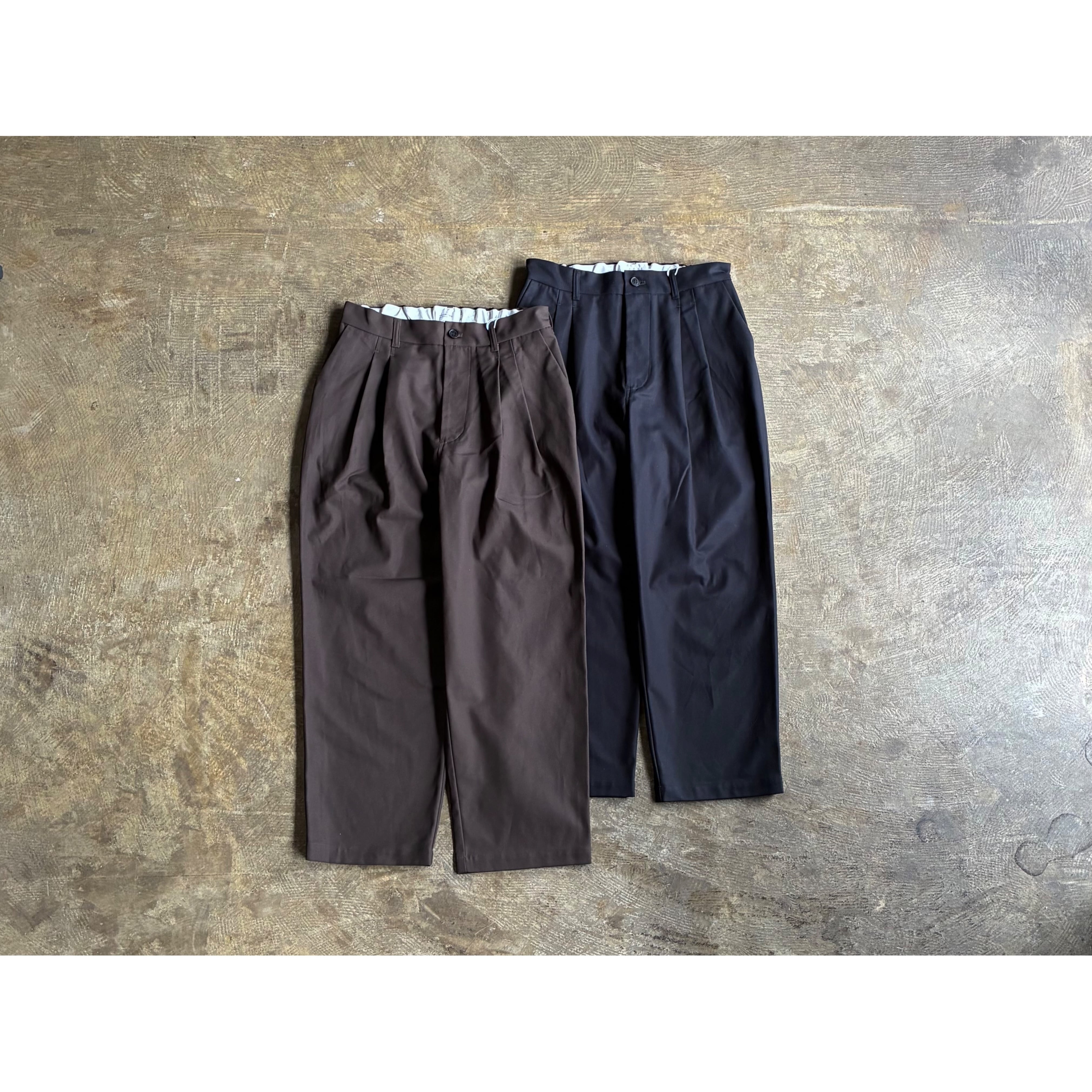 パンツ STILL BY HAND 24aw Deeptuck pressedpants STILL BY HAND Deep