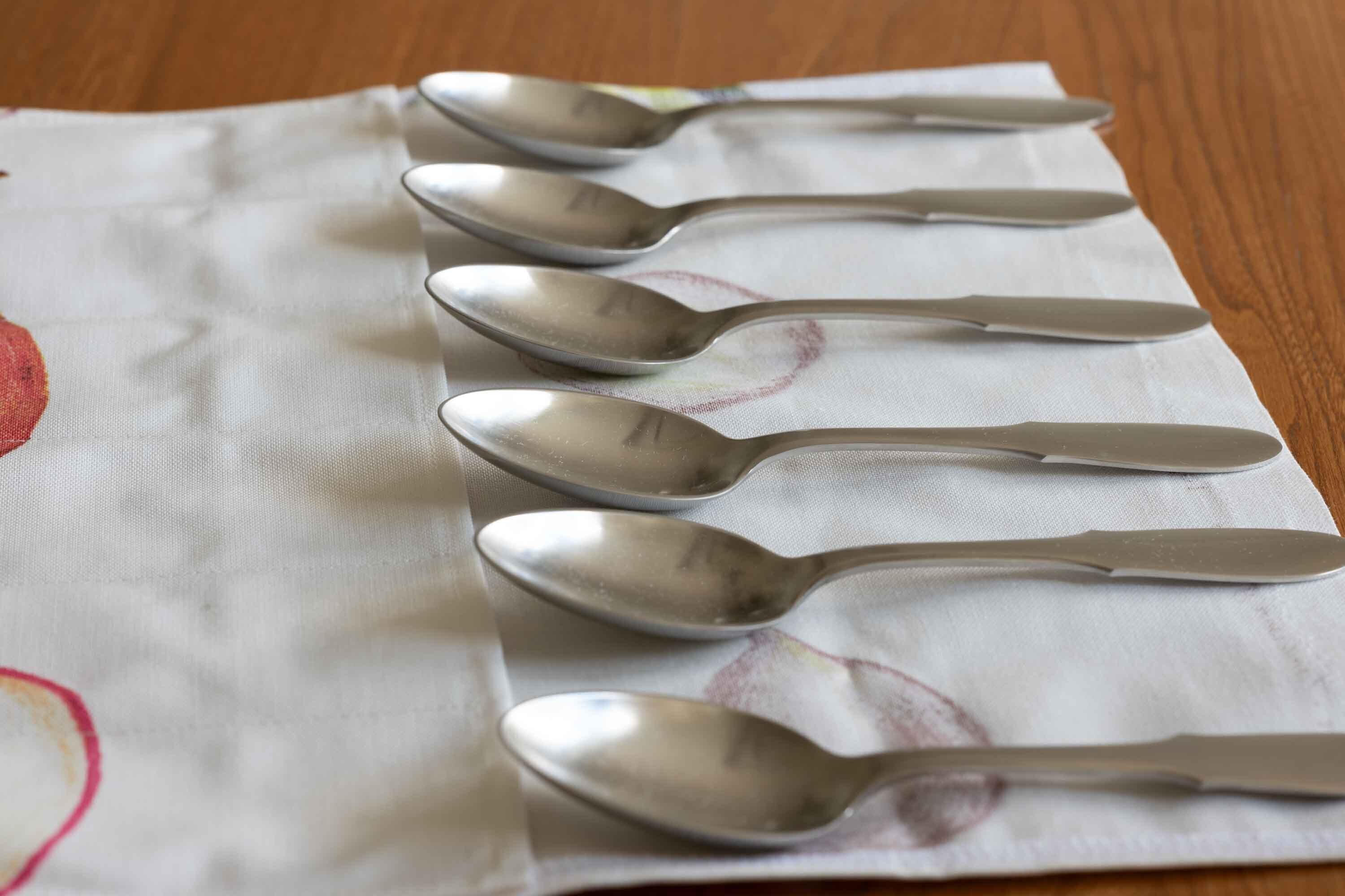 Mitra (ミトラ) デザートスプーン 6本 オリジナルカトラリー入れ付 Georg Jensen(ジョージ・ジェンセン)1941年〜 その2