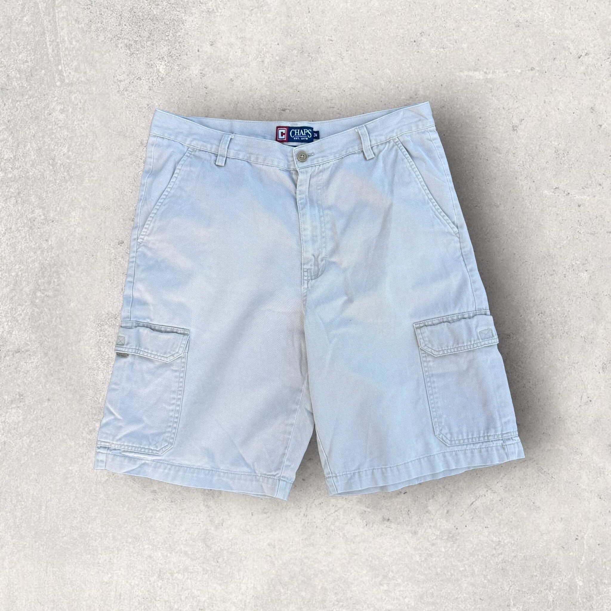 "90's CHAPS" cargo short pants