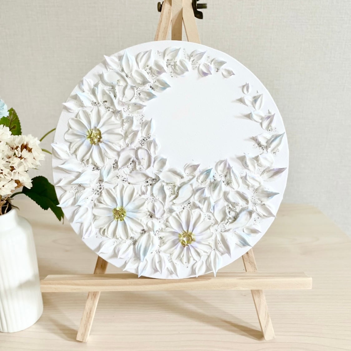 瞳の夕海」35×27㎝ 海のテクスチャーアート 猫好きギフト 引っ越し祝い