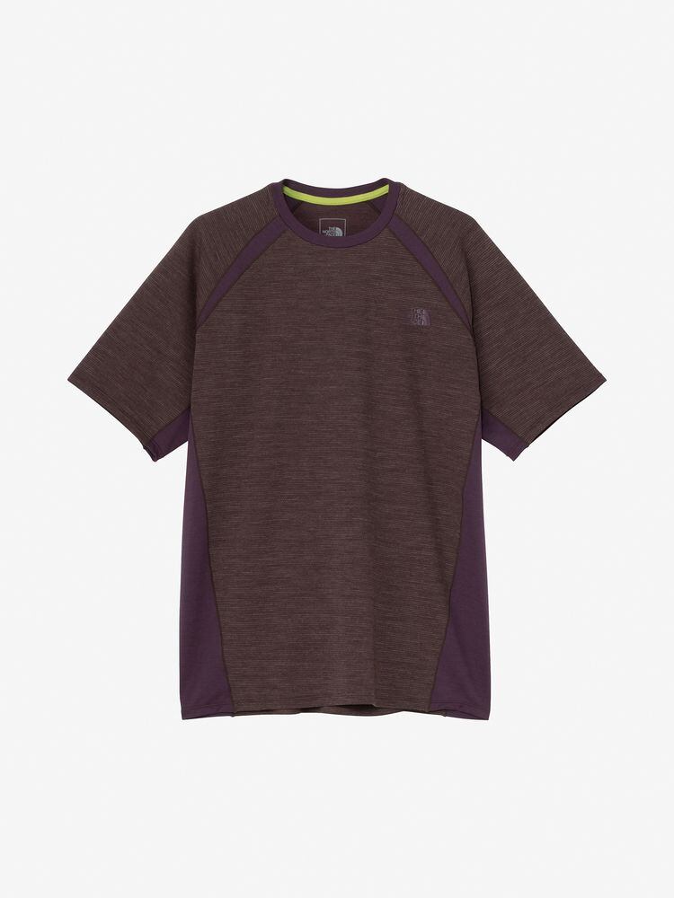 THE NORTH FACE ザ・ノースフェイス / ショートスリーブドライウールシーニストクルー(ユニセックス)#ディープバーガンディ・DD