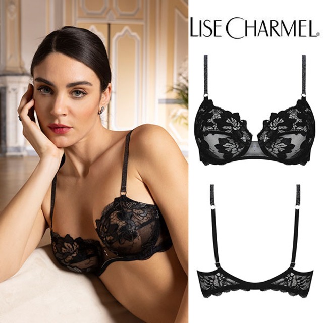 [M05na] フルカップブラ(D) 品番ACM6005 ※大きめ注意 【LISE CHARMEL】【リズシャルメル】【インポートランジェリー】