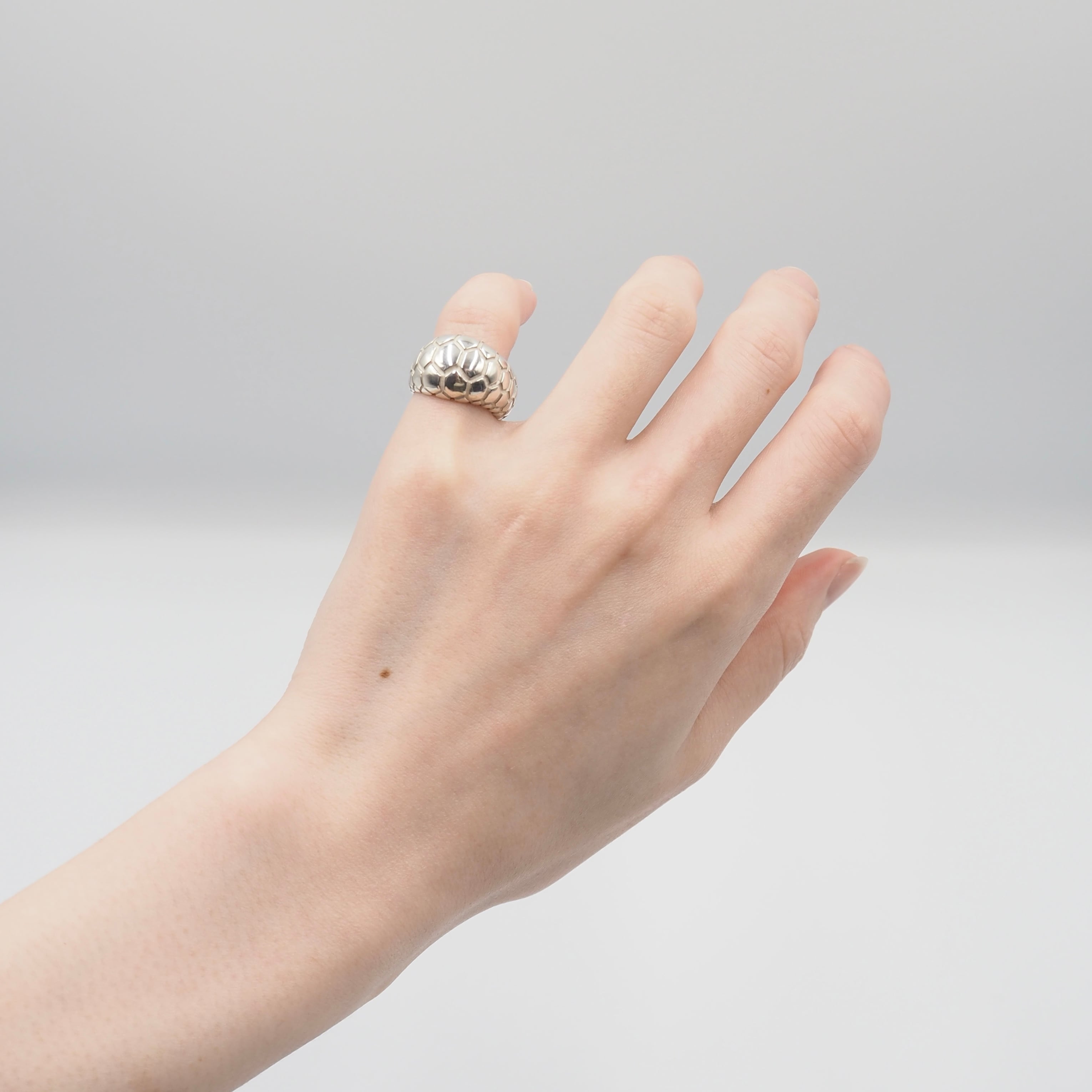 Tiffany&Co. 約7号 クロコニロティカス リング シルバー925