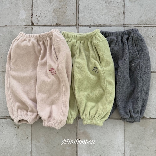 【予約】mini bonbon フリースパンツ 90~160