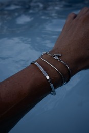 【skin square bracelet】 / SILVER
