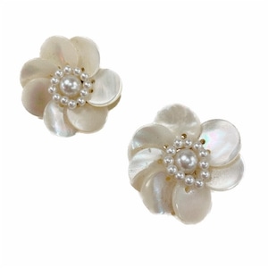 shell flower earring