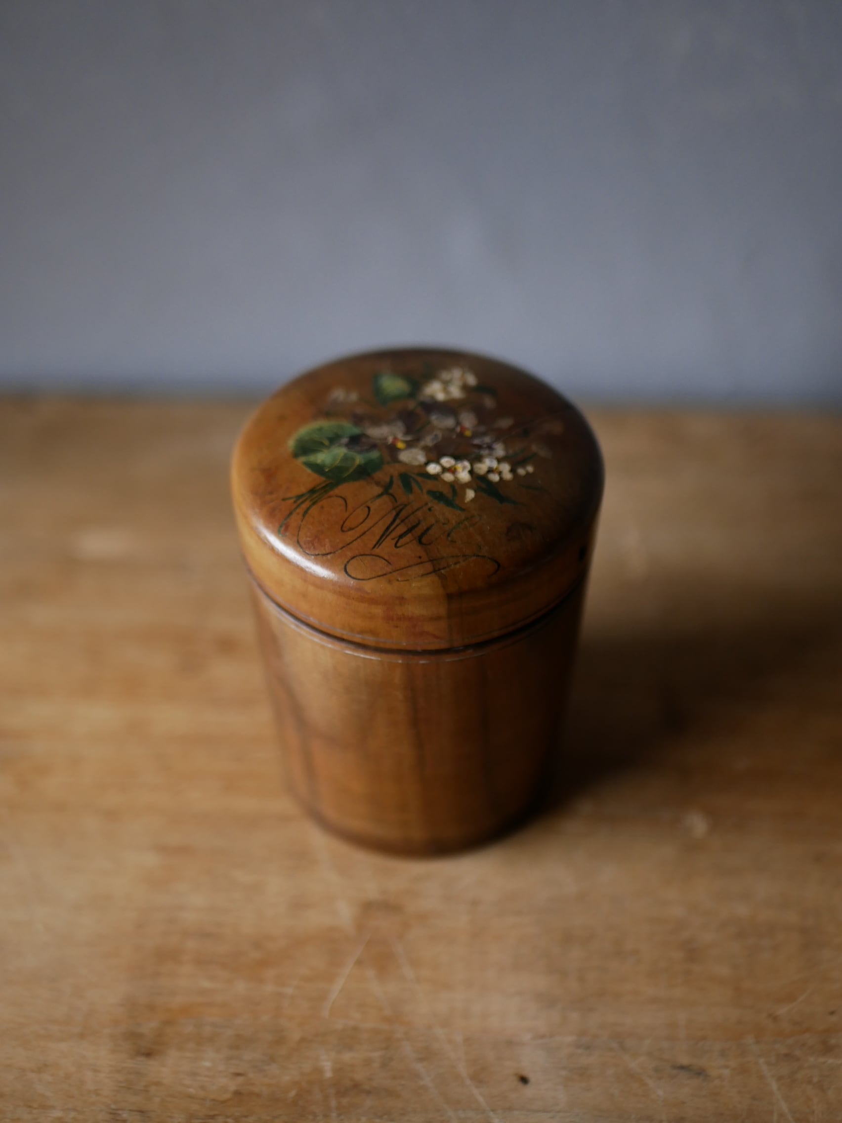 VERRE DE CURE 飲泉グラス 木箱入り モシュリンヌ Nice ニース フランスアンティーク アンティークのある暮らし