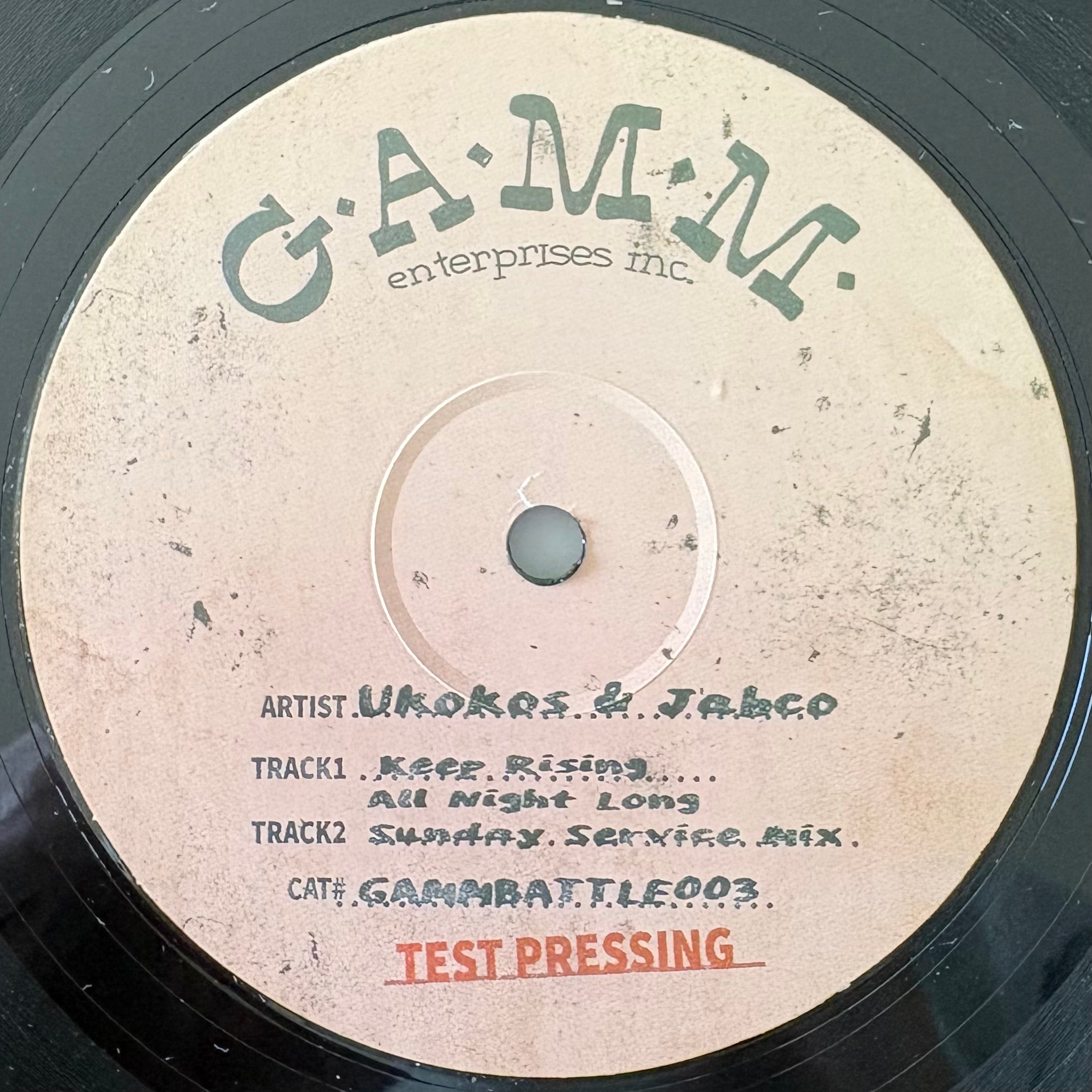 UKOKOS&JABCO / G.A.M.M. BATTLE WEAPONS(VOL.3)(12