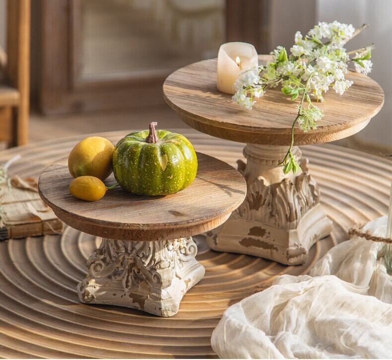 トレイ 北欧風 ヴィンテージ調 モミ おしゃれ インテリア ケーキ