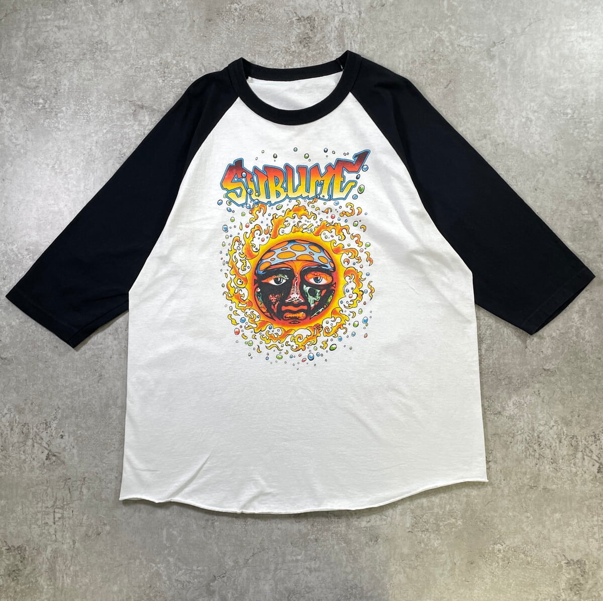 SUBLIME サブライム 七分袖 ラグラン バンドTシャツ メンズXL相当 古着