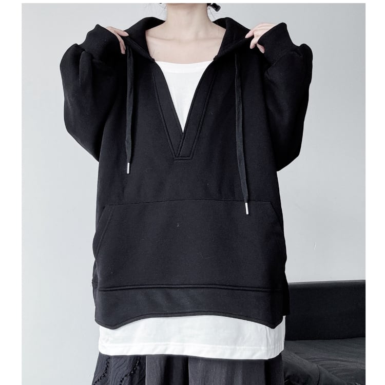 VネックスウェットプルオーバーR30324