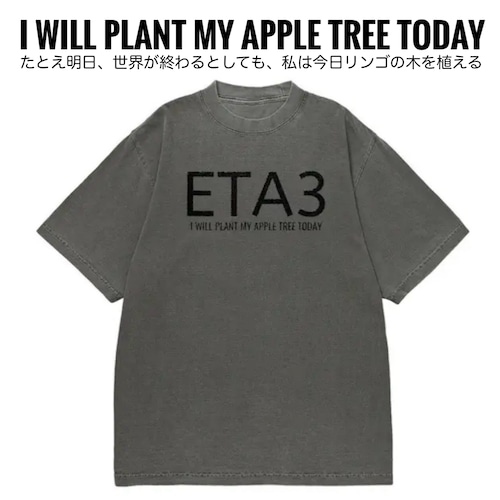 ETA3 apple ヴィンテージ加工T