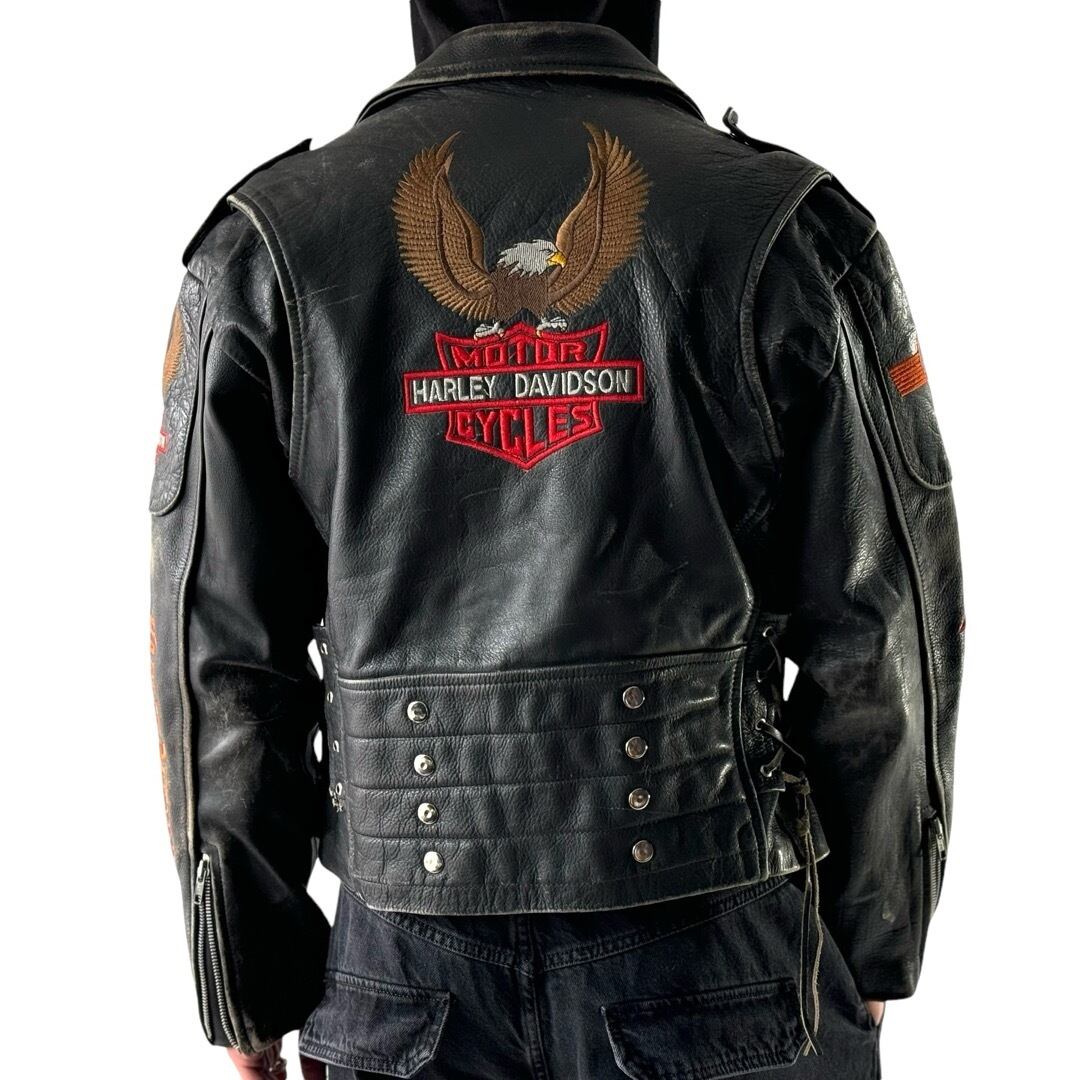 Special!! ♾90's HARLEY-DAVIDSON♾ special embroidery Special!! ♾90's HARLEY-DAVIDSON♾ special embroidery