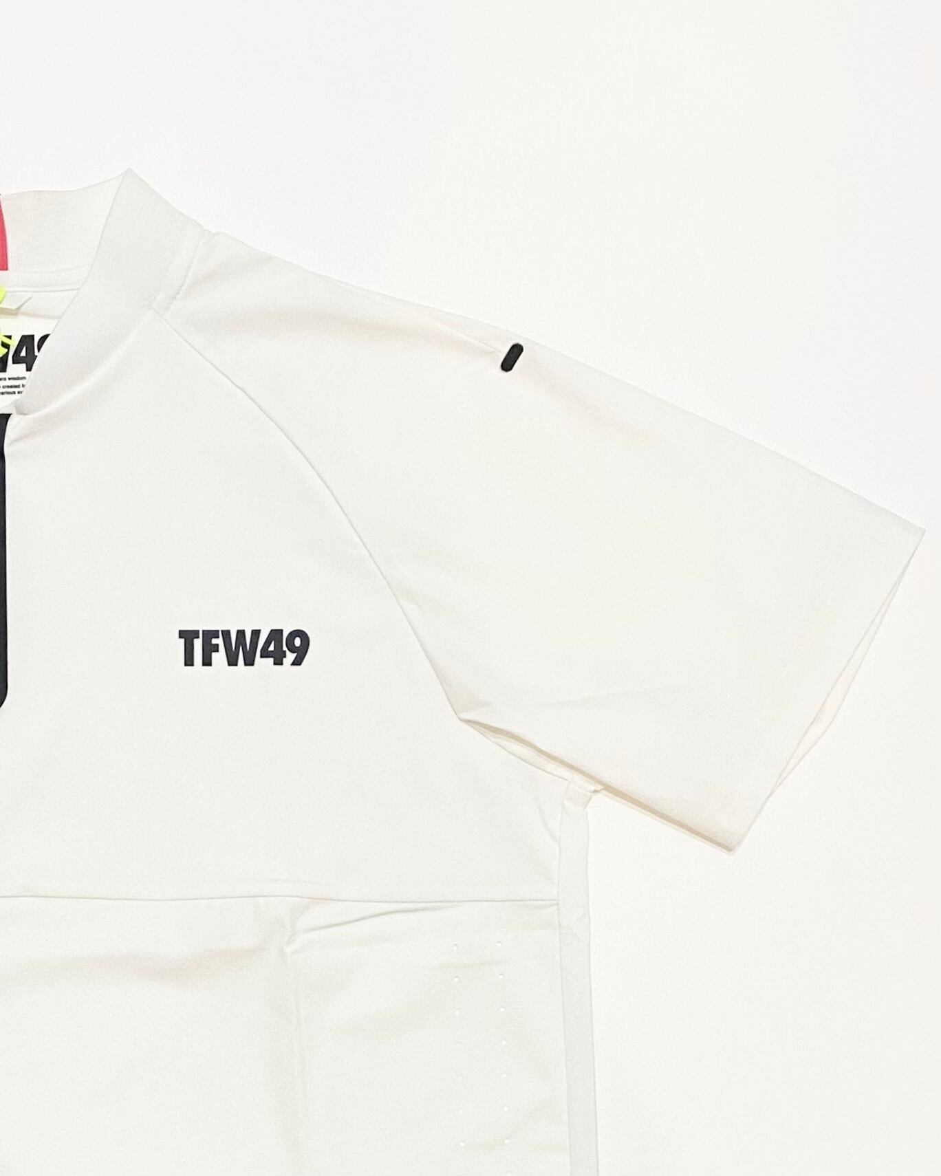 TFW49 S/S NO COLLAR POLO サイズL アイボリー TFW49】《MEN'S》S/S NO COLLAR POLO | Sandy GOLF