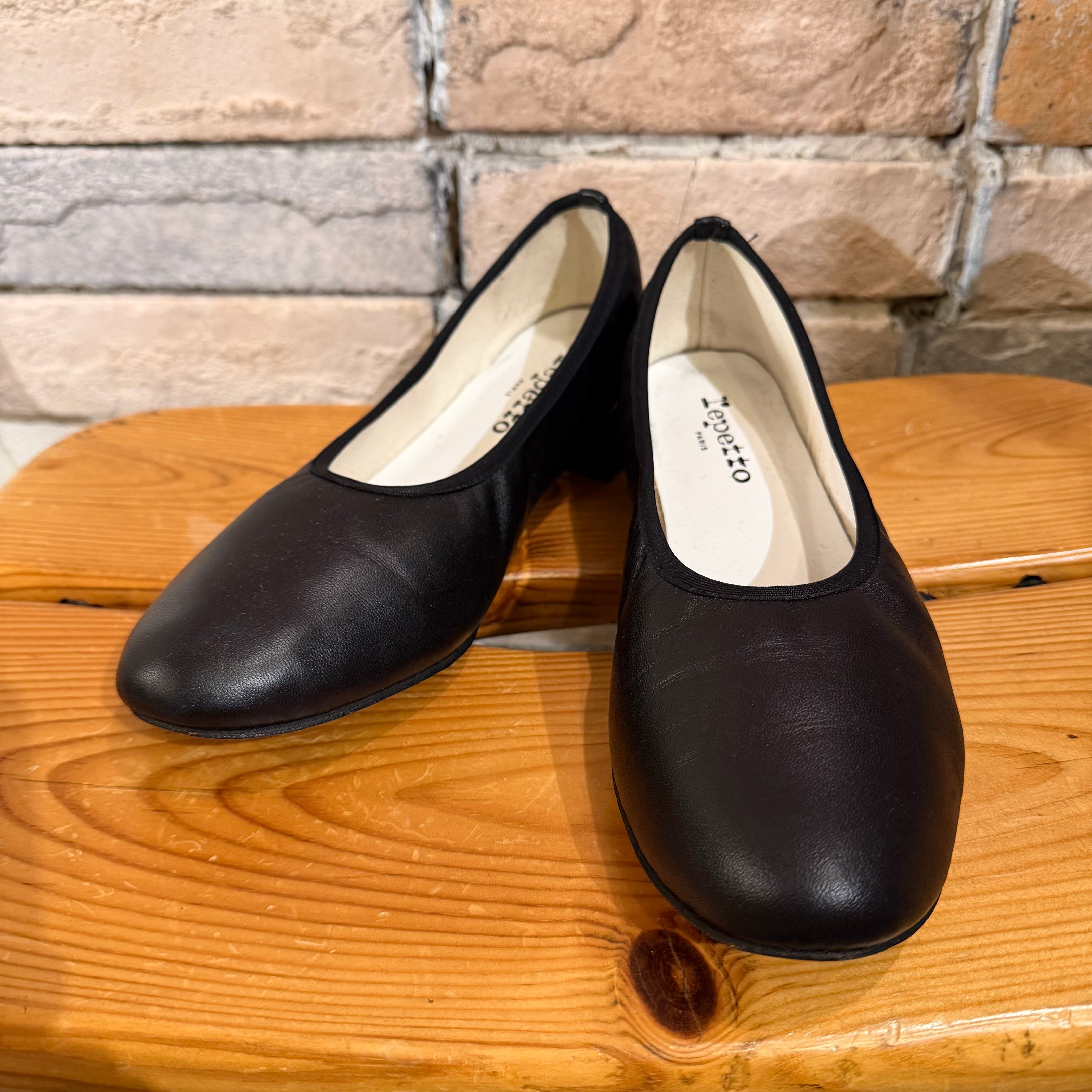 美品　Repetto Camilleバレリーナ レオパード 38 repetto サイズ38 