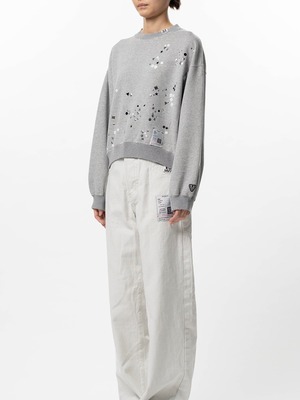 【26SS】Maison MIHARA YASUHIRO ミハラヤスヒロ / Embellished Sweatshirt / スウェットシャツ