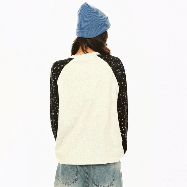 スターグラフィックメランジラグランTシャツ 2col R02585