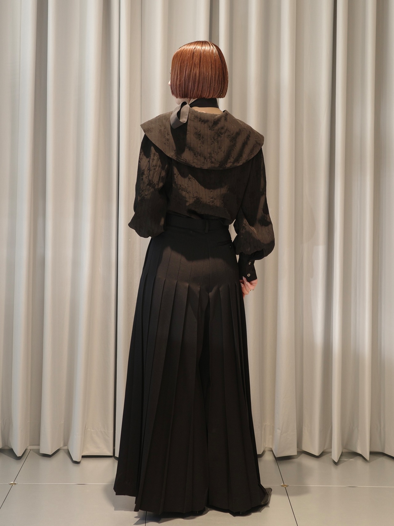 【26AW】FETICO フェティコ / パンツ / FINE WOOL SUITING PLEATED TROUSERS - 3