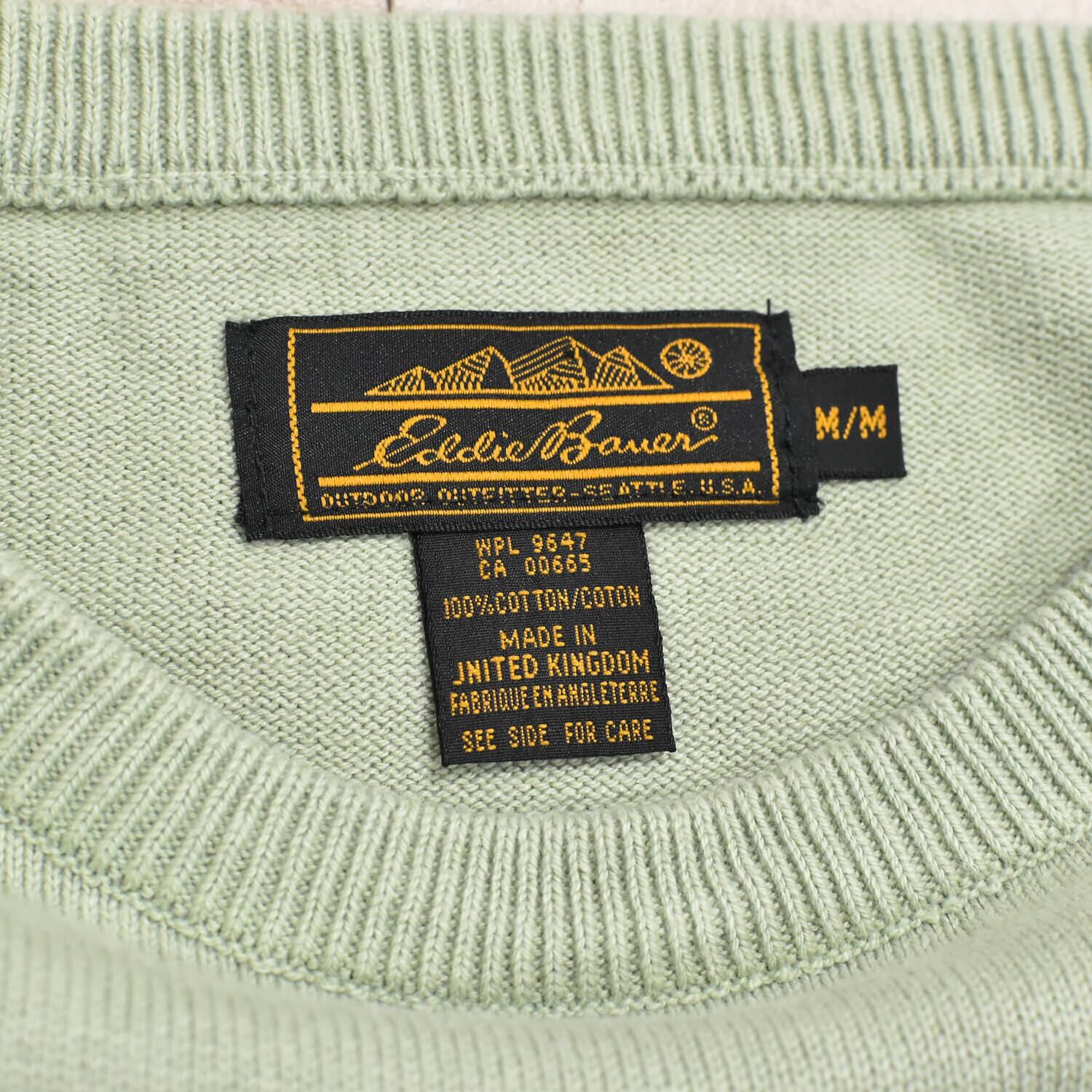 70～80s Eddie Bauer cotton knit sweater | 古着屋 grin days memory