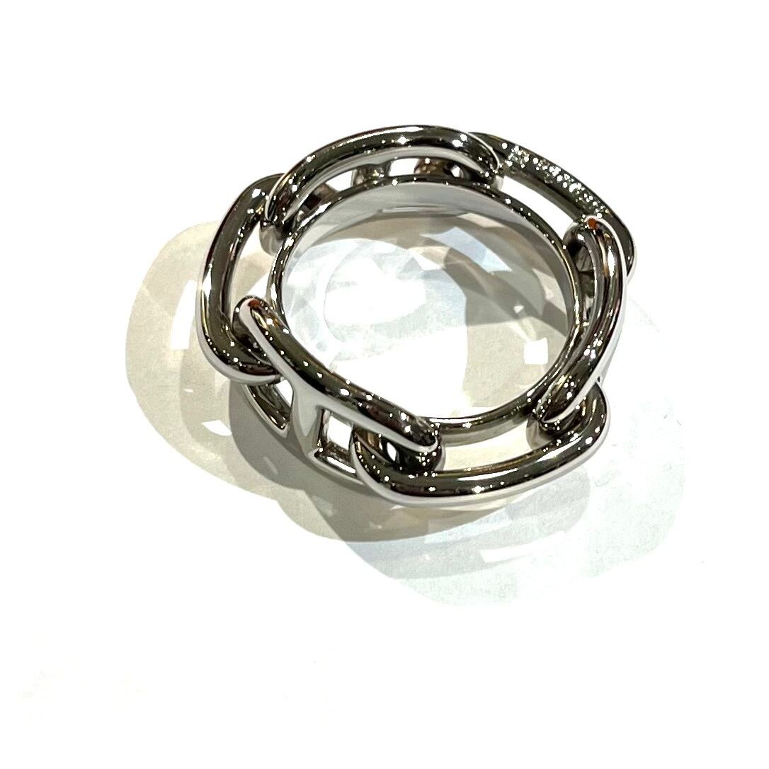 再入荷【HERMES 】HERMES スカーフリングVINTAGE シェーヌダンクル