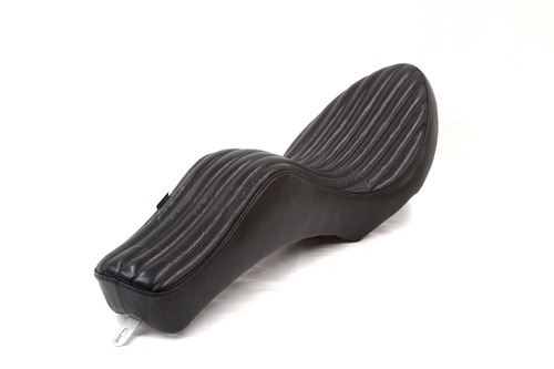 ４速フレーム専用 キング＆クイーン シート［縦タック&ロール］Leahter/本革　(4sKQ02)