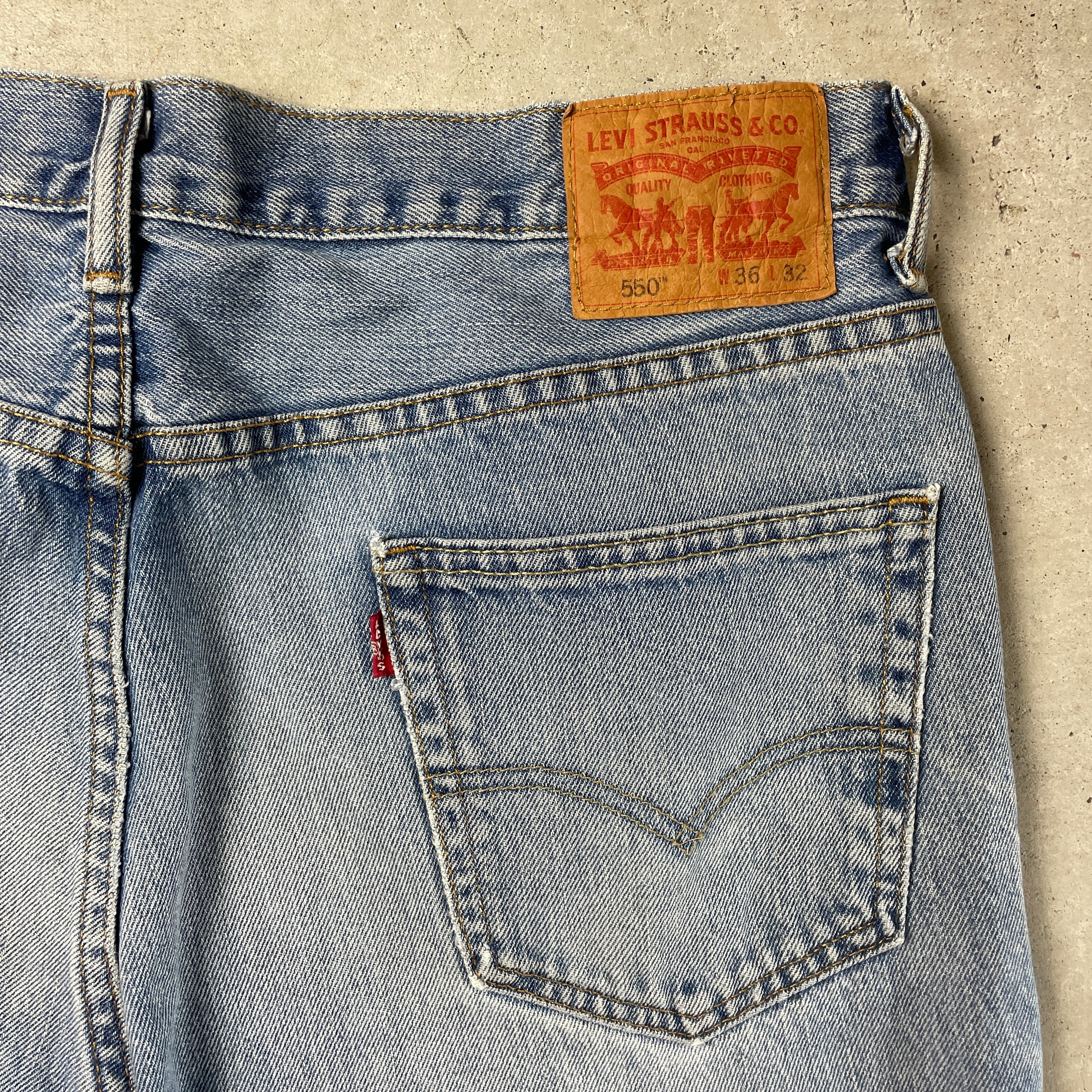 Levi's リーバイス 550 テーパード ワイド バギー デニムパンツ