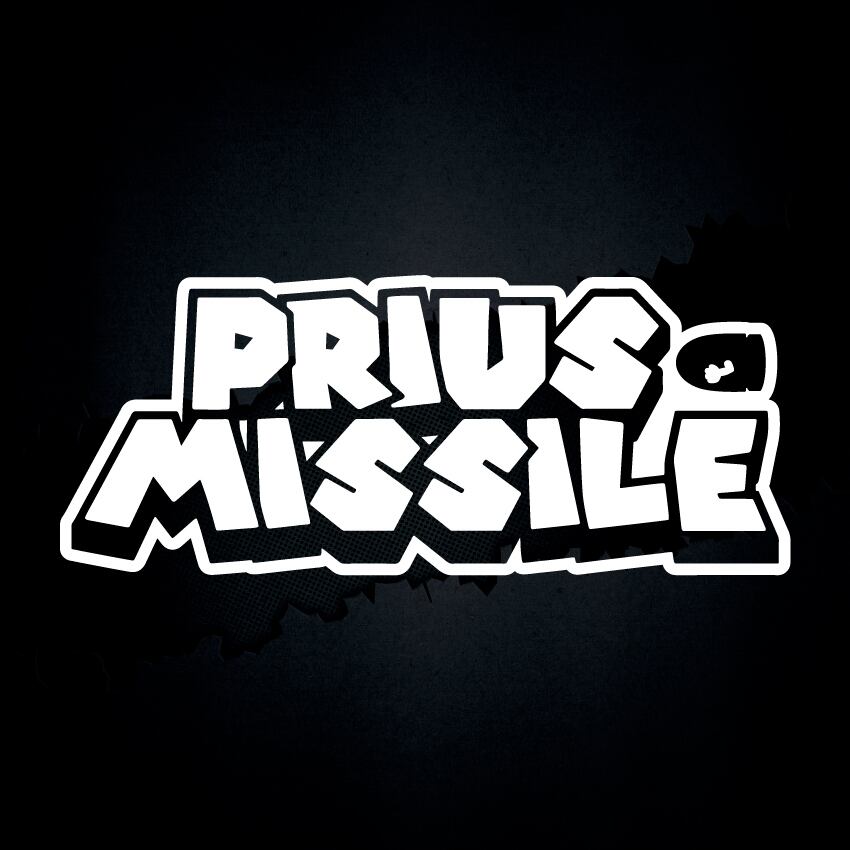 カッティングステッカー「PRIUS MISSILE」ホワイト | Pay ID
