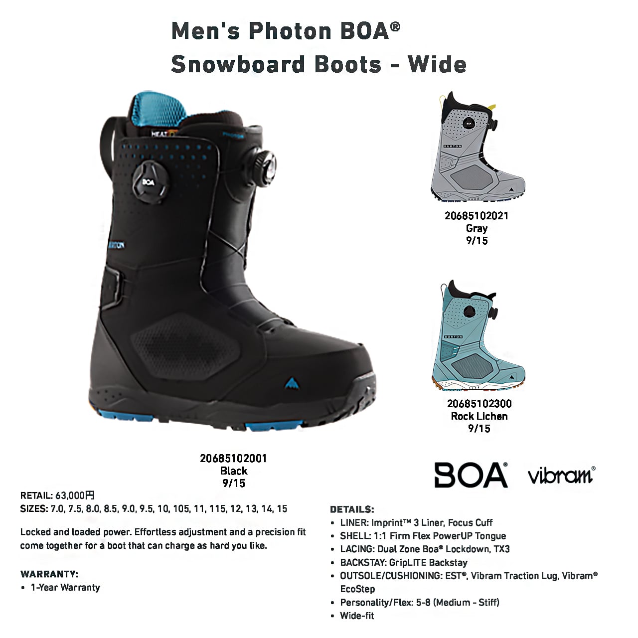Burton Boa Wide Snowboarding Boots