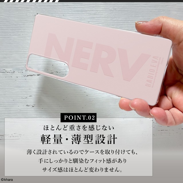 EVANGELION CLEAR MOBILE CASE＜NERV(RED)＞