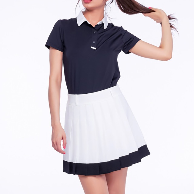 ベーシックバイカラー半袖ポロシャツ