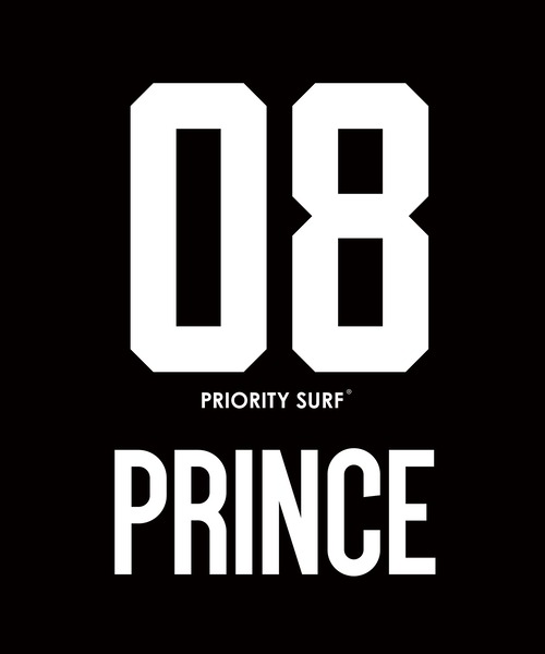 【キッズ 5.3oz バックプリント】 PRIORITY SURF® PRINCE Tシャツ ファミリー ペアTシャツ ブラックの商品画像3