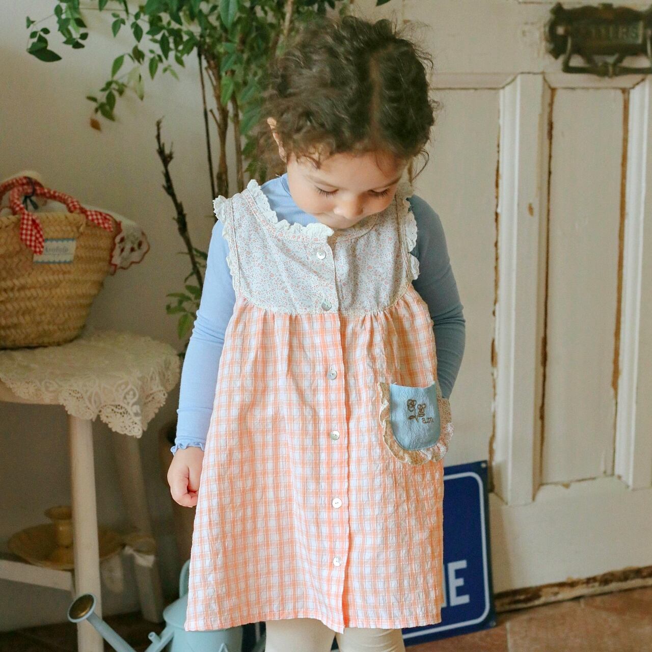 «sold out»«Mardi Amber» ウェンディワンピース 2colors