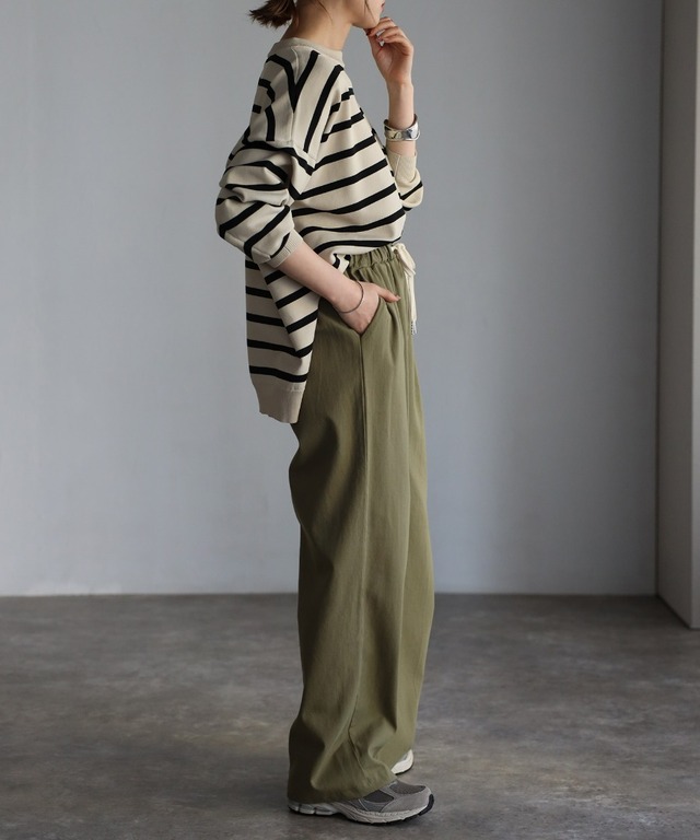 ドロストコットンパンツ