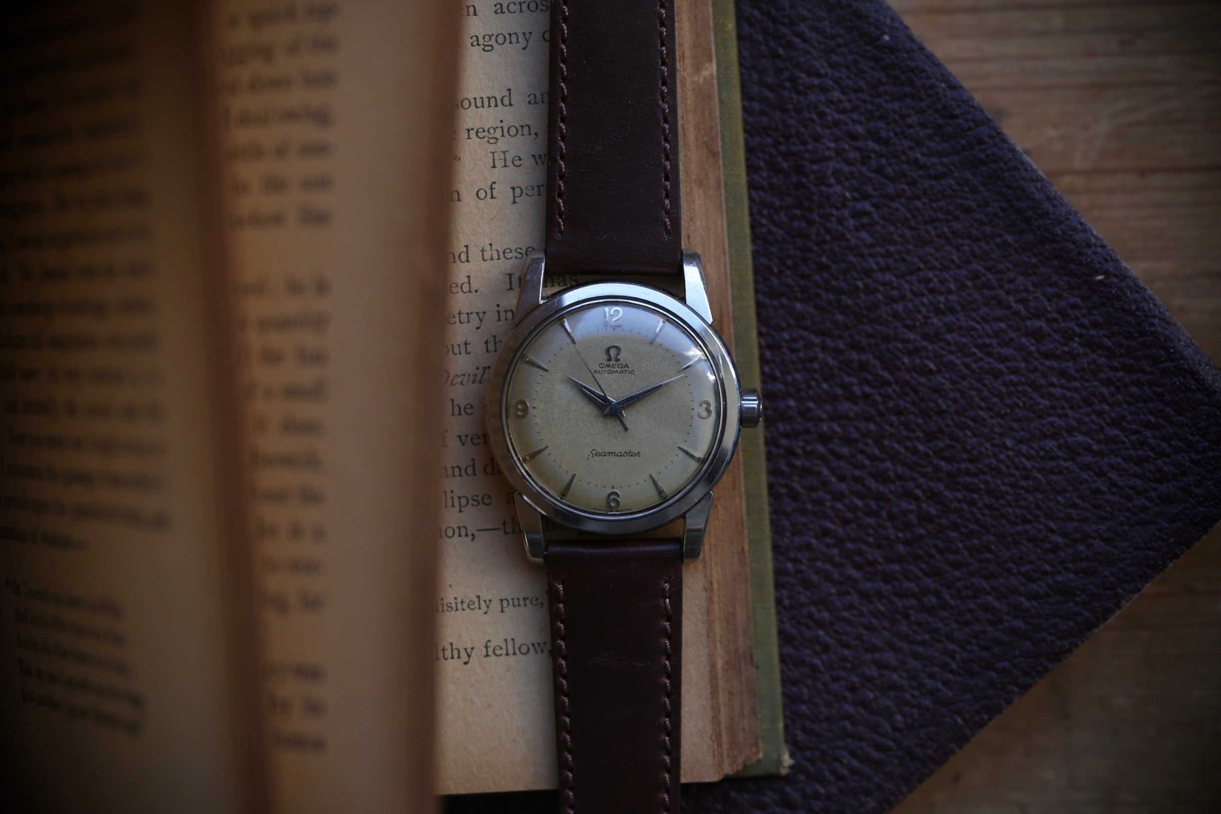 OMEGA】 1955年製 オメガ シーマスター 第三世代 2トーンダイヤル 自動