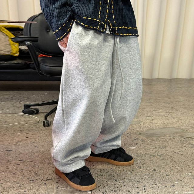 Medaigualワイドスウェットパンツ