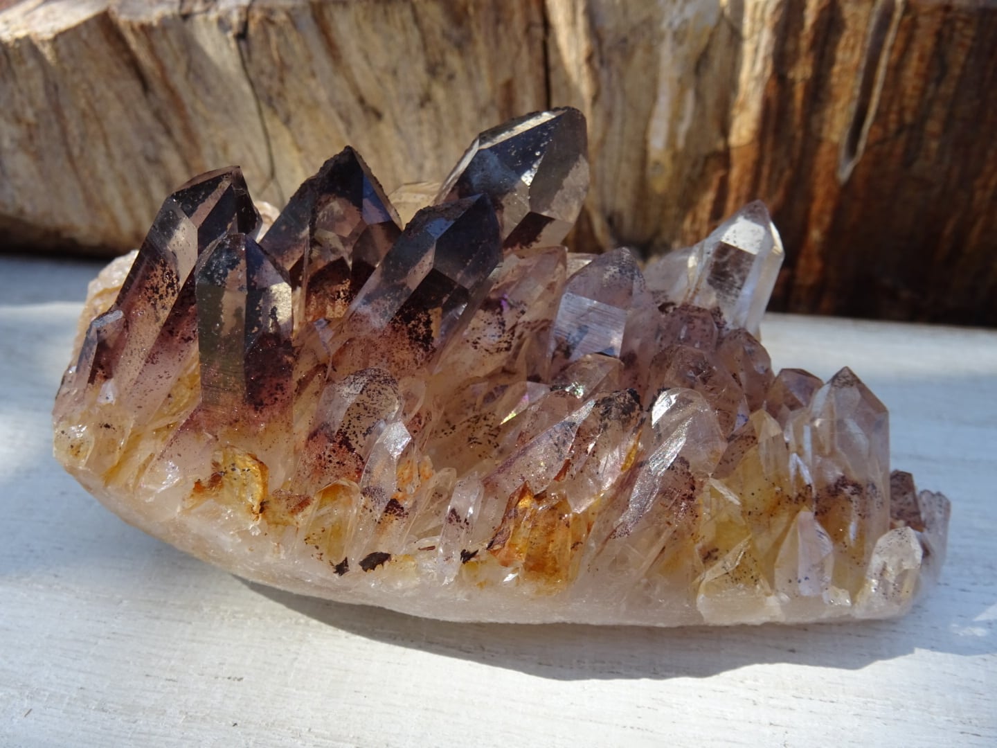 サンセットファントムクリスタル（クラスター） ~Sanctuary of Red