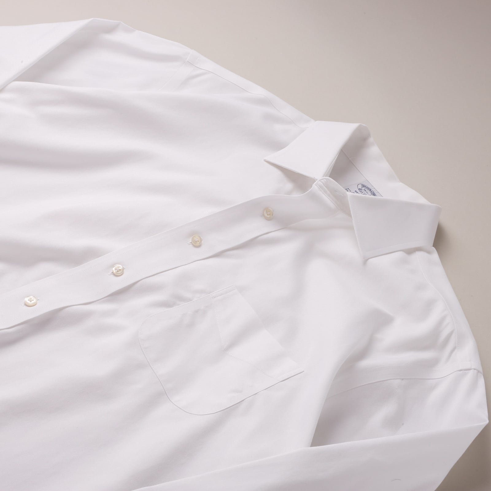 極美品】BROOKS BROTHERS B.D. cotton Shirt White big size