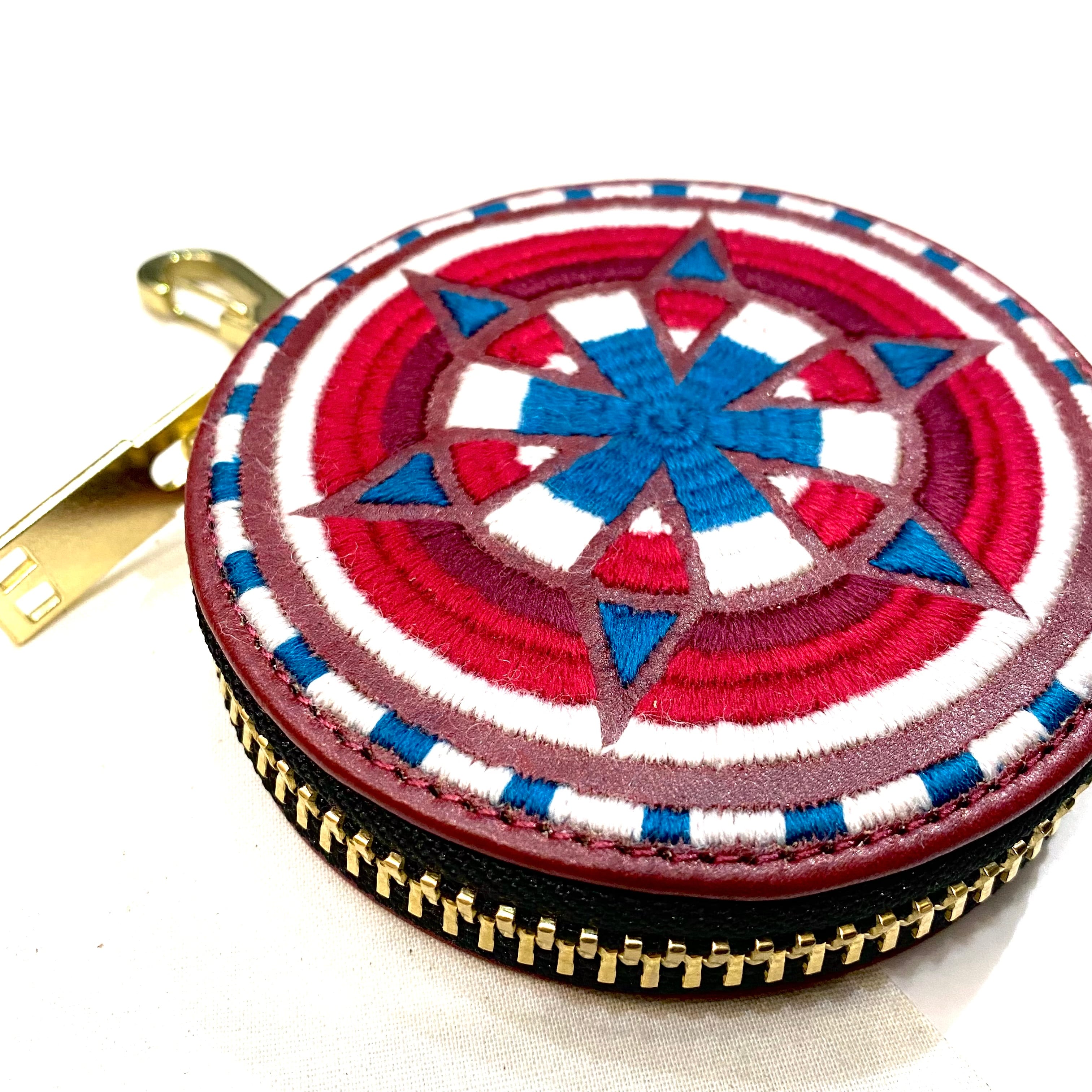blackmeans】Leather Circle Pouch (Coin case) | HEIGHTS blackmeans】Leather Circle Pouch (Coin case) | HEIGHTS